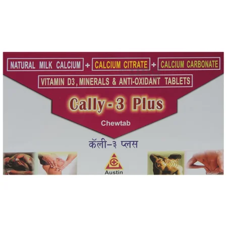 Cally-3 Plus Chewable Tablet 15's