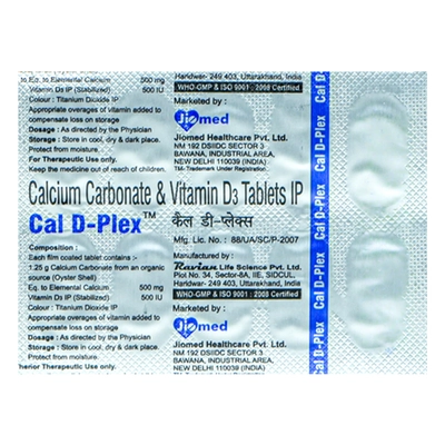 Cal D-Plex Tablet 10's, Pack of 10 TABLETS