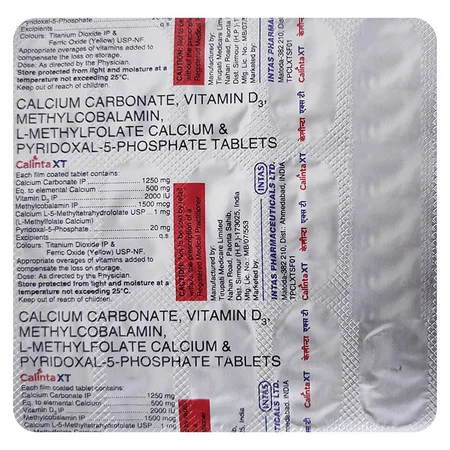 Calinta XT Tablet 15's