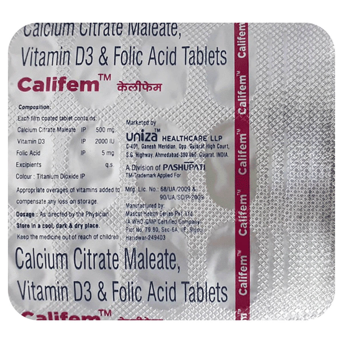 Califem Tablet 15's Califem Tablet 15's