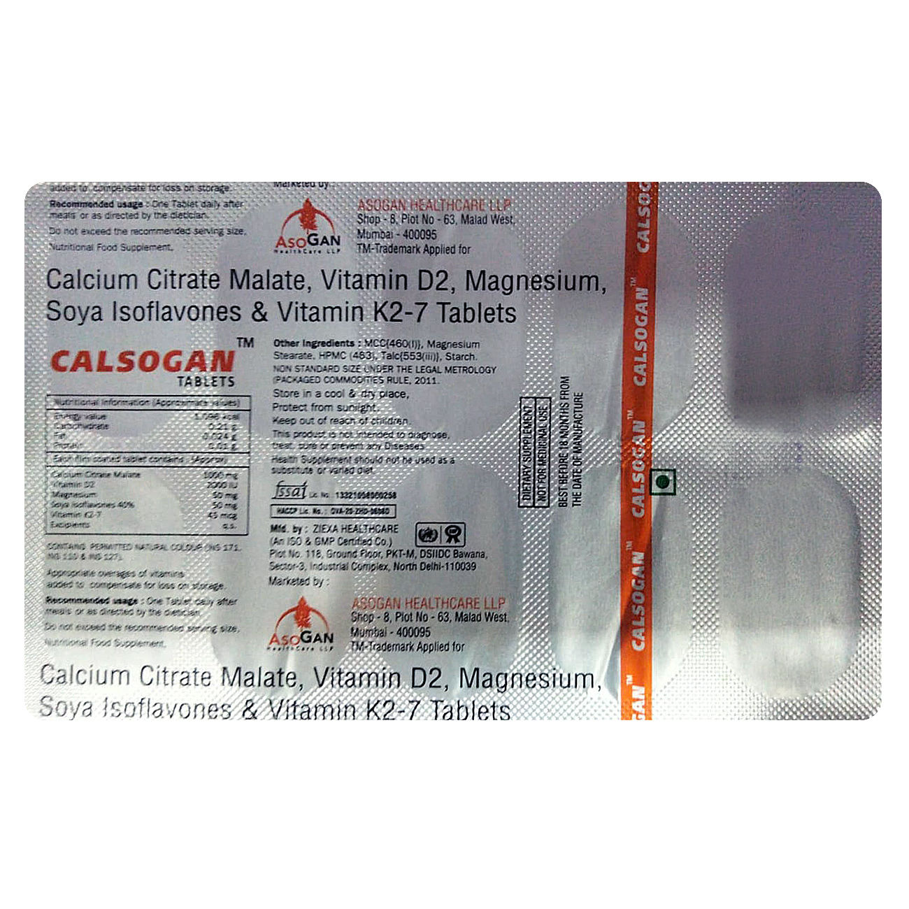 Buy Calsogan Tablet 10's Online