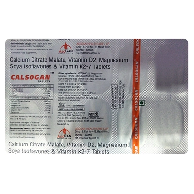 Calsogan Tablet 10's, Pack of 10 TABLETS