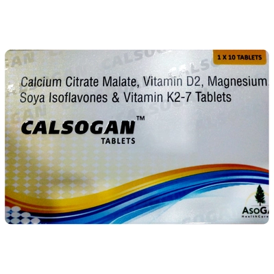 Calsogan Tablet 10's, Pack of 10 TABLETS