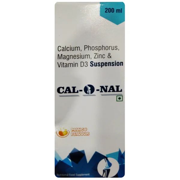 Cal-O-Nal Mango Flavour Suspension 200 ml, Pack of 1