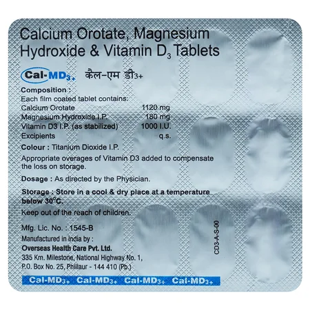 Cal-MD3+ Tablet 15's