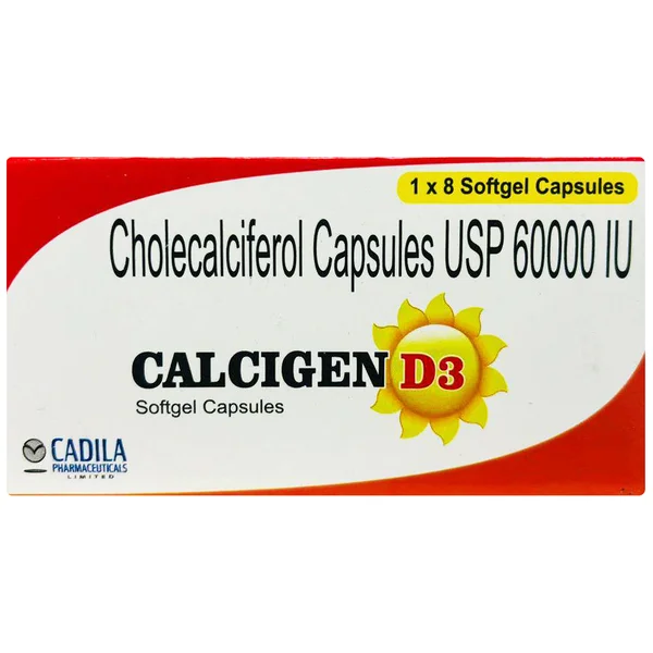 Calcigen D3 Softgel Capsule 8's