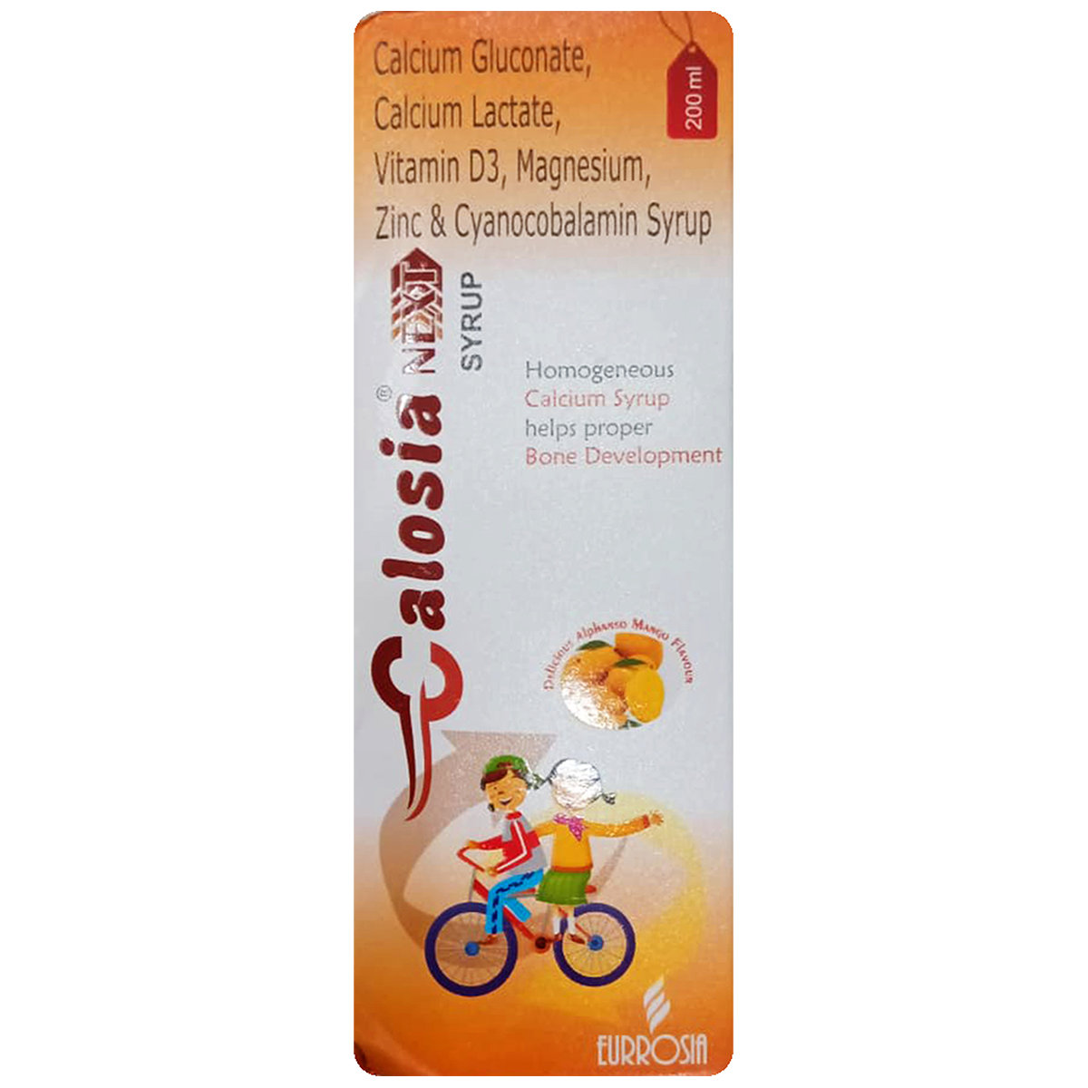 Calosia Next Delicious Alphonso Mango Flavour Syrup 200 ml Calosia Next Delicious Alphonso Mango Flavour Syrup 200 ml