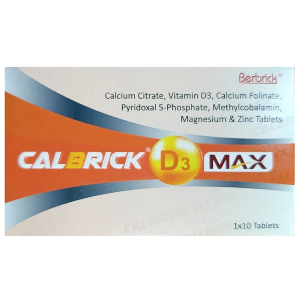 Calbrick D3 Max Tablet 10's