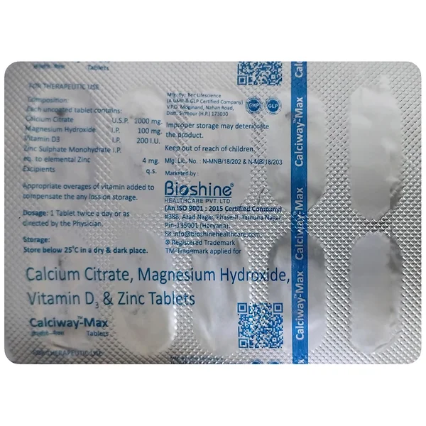 Calciway-Max Tablet 10's