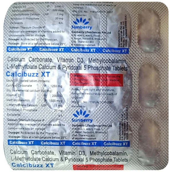 Calcibuzz XT Tablet 15's