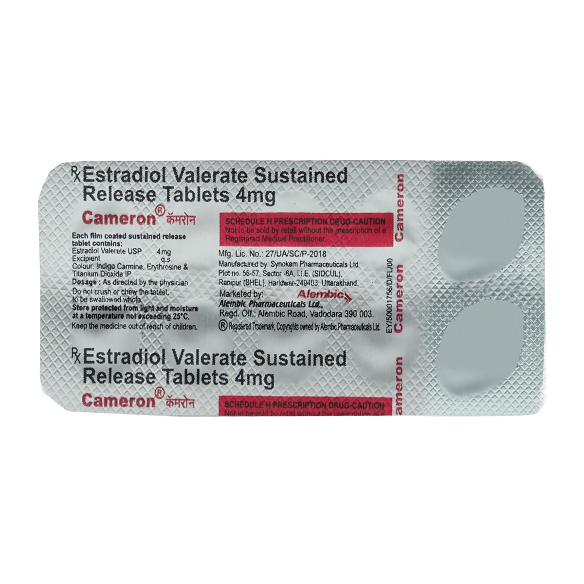 Cameron SR 4mg Tab 10's Price, Uses, Side Effects, Composition Apollo Pharmacy