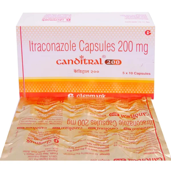Canditral 200 Capsule 10's, Pack of 10 CAPSULES