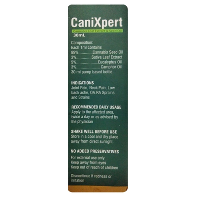 Canixpert Oil 30 ml, Pack of 1