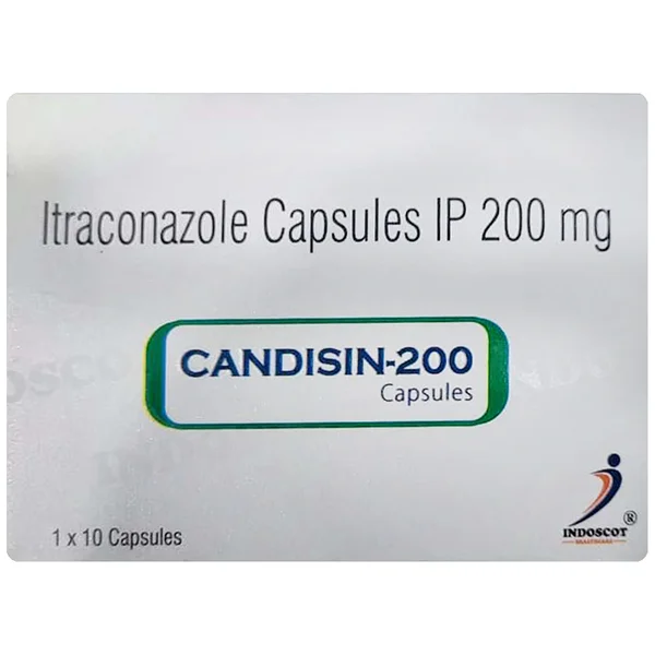 Candisin-200 Capsule 10's