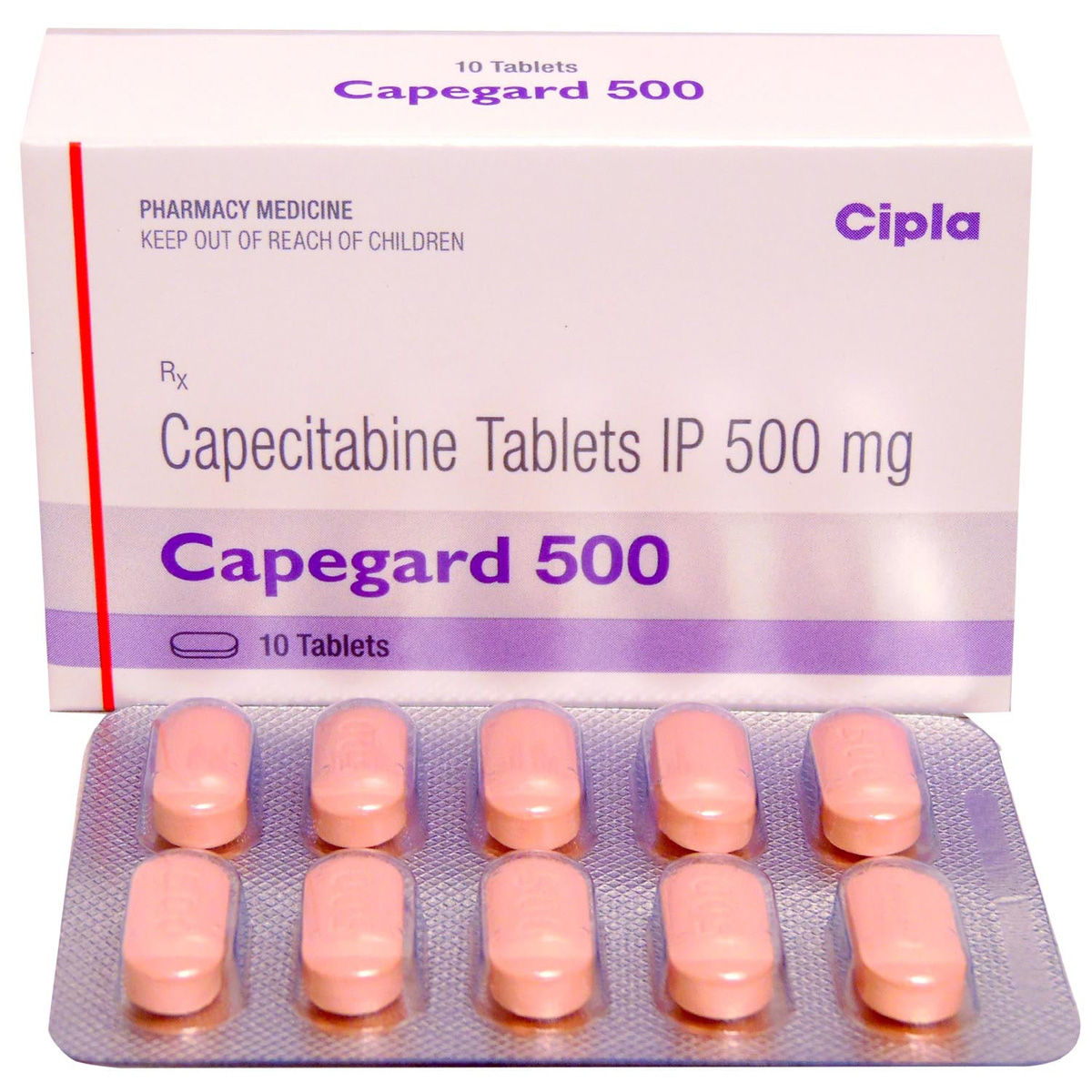 Buy Capegard 500 Tablet 10's Online