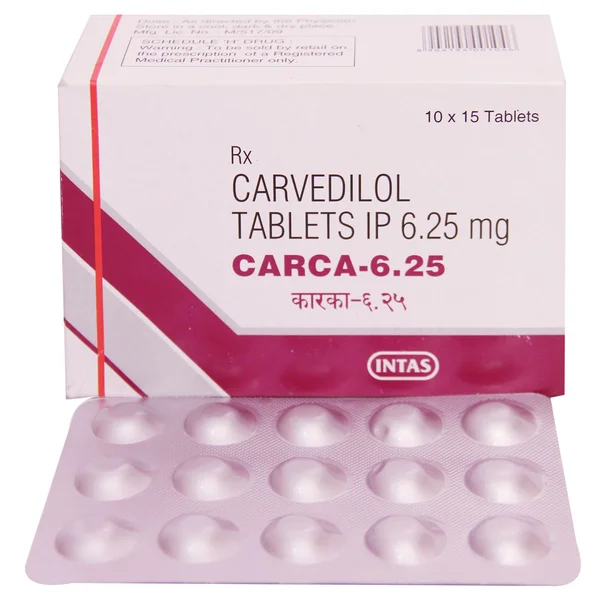 Carca-6.25 Tablet 15's, Pack of 15 TABLETS