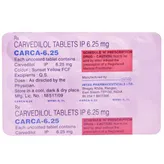 Carca-6.25 Tablet 15's, Pack of 15 TABLETS