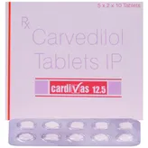 Cardivas 12.5 Tablet 10's, Pack of 10 TABLETS
