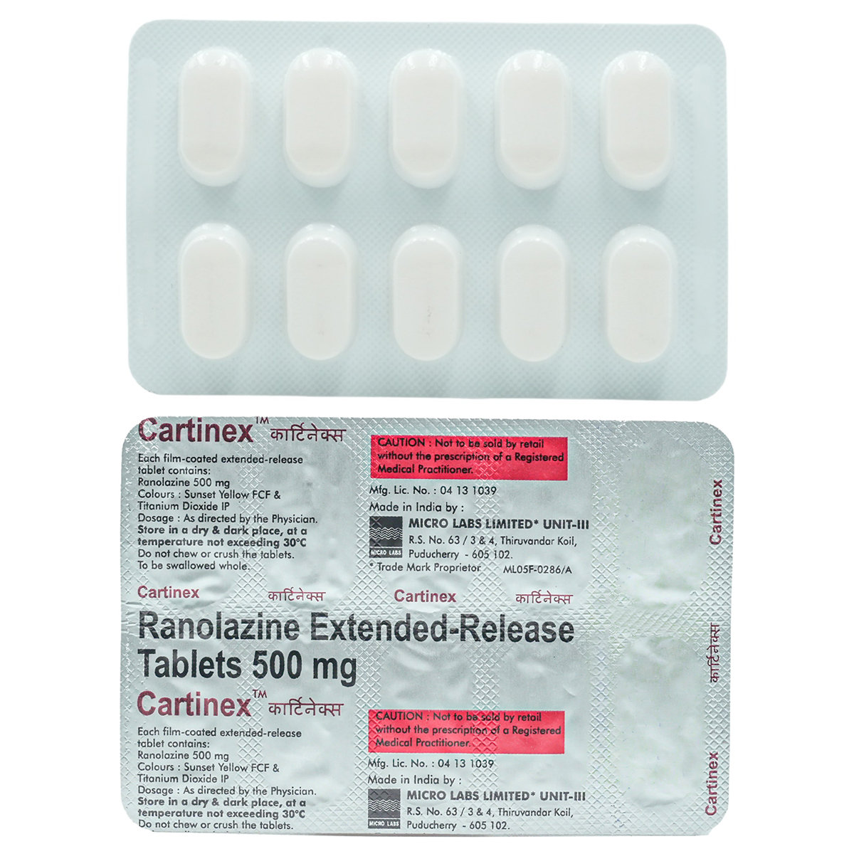 Cartinex Tablet 10's, Pack of 10 TABLETS Cartinex Tablet 10's, Pack of 10 TABLETS
