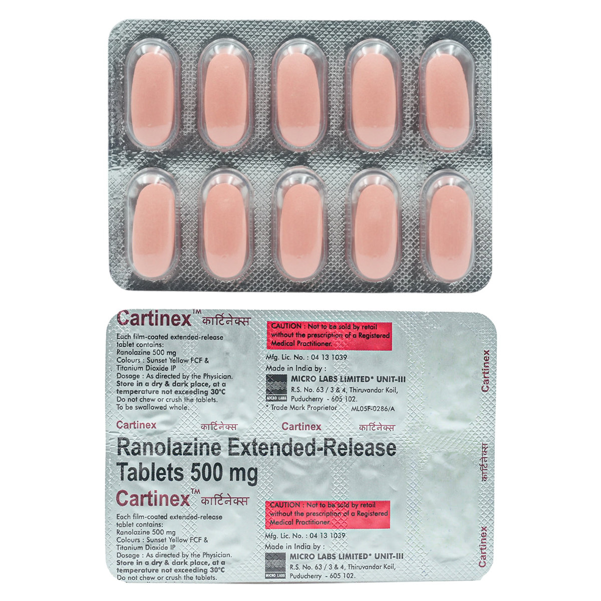 Cartinex Tablet 10's, Pack of 10 TABLETS Cartinex Tablet 10's, Pack of 10 TABLETS