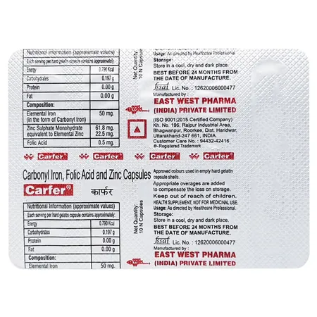 Carfer Capsule 10's