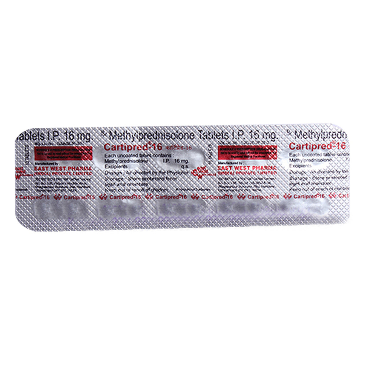 Cartipred 16 mg Tablet 10's, Pack of 10 TABLETS Cartipred 16 mg Tablet 10's, Pack of 10 TABLETS