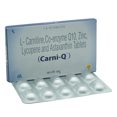 Carni Q Tablet 10's, Pack of 10 TABLETS