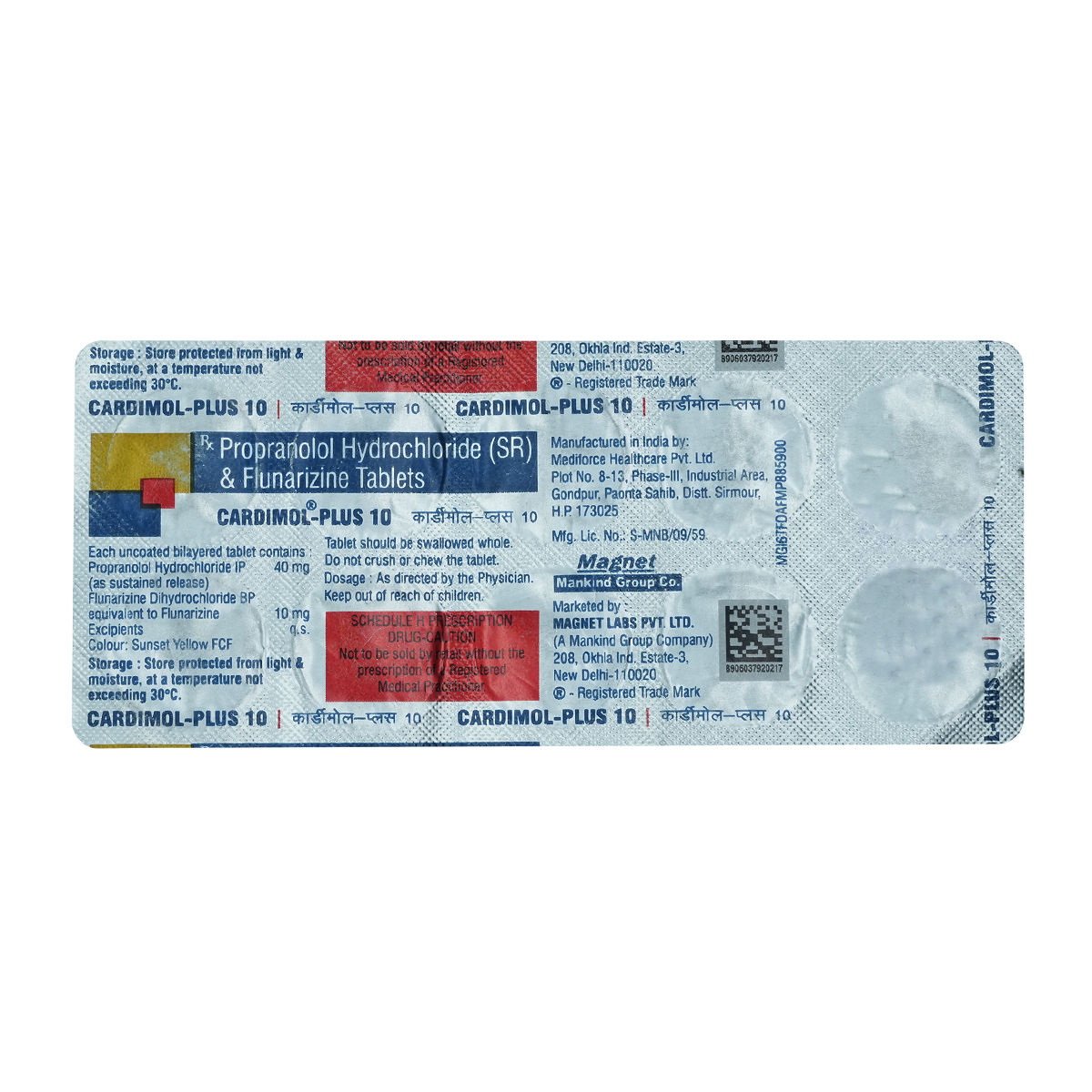 Buy Cardimol Plus 10 mg Tablet 10's Online