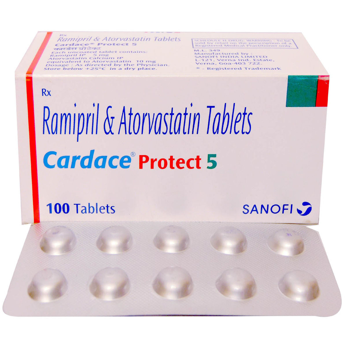 Buy Cardace Protect 5 Tablet 10's Online