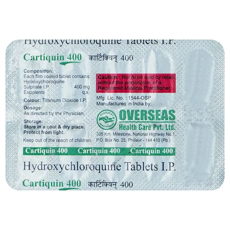 Cartiquin 400 Tablet 10's