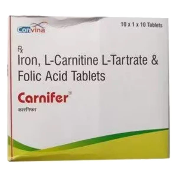Carnifer Tablet 10's, Pack of 10 TabletS