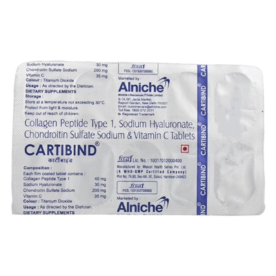 Cartibind Tablet 10's, Pack of 10 TABLETS