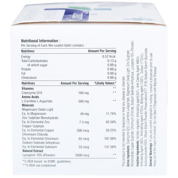 Carniten 500 Tablet 10's, Pack of 10 TABLETS Carniten 500 Tablet 10's, Pack of 10 TABLETS