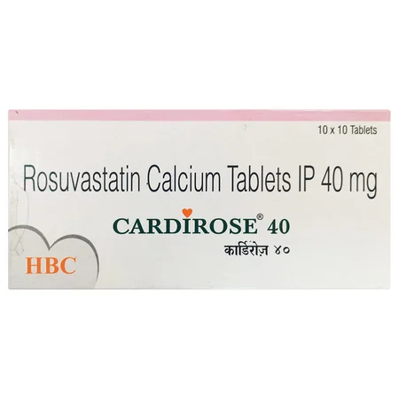 Cardirose 40 mg Tablet 10's