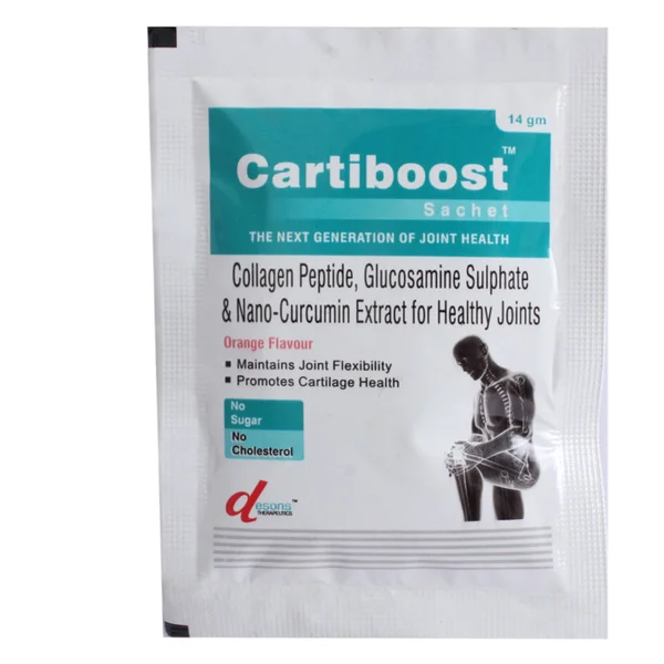 Cartiboost 14gm Orange Flav S/F Sachet 1's, Pack of 1 TABLET