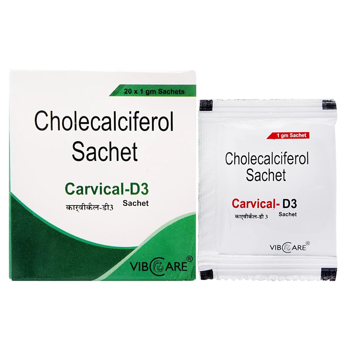 Carvical D3 Sachet 1 gm, Pack of 1 Carvical D3 Sachet 1 gm, Pack of 1