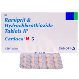 Cardace H 5 Tablet 15's, Pack of 15 TabletS