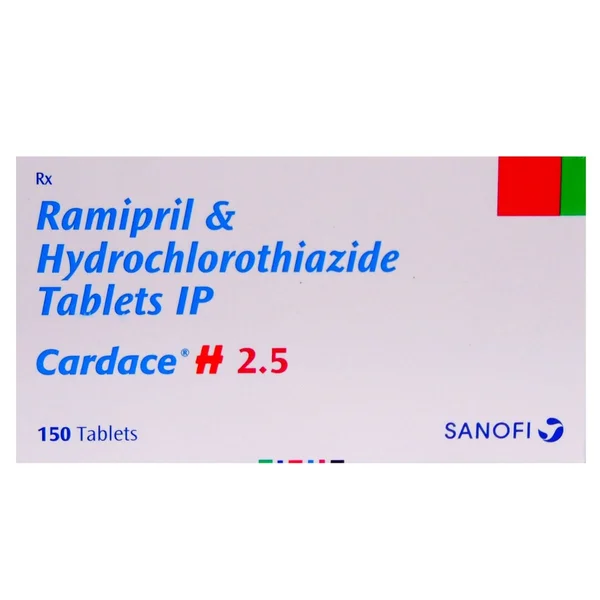 Cardace H 2.5 Tablet 15's, Pack of 15
