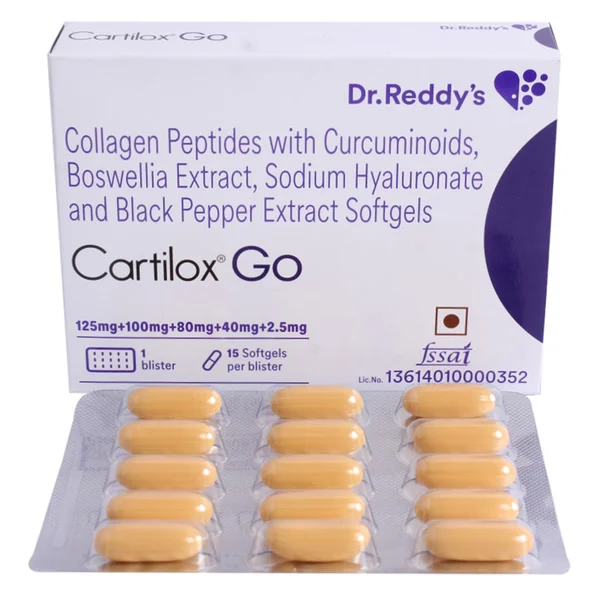 Cartilox Go Softgels Capsule 15's, Pack of 15