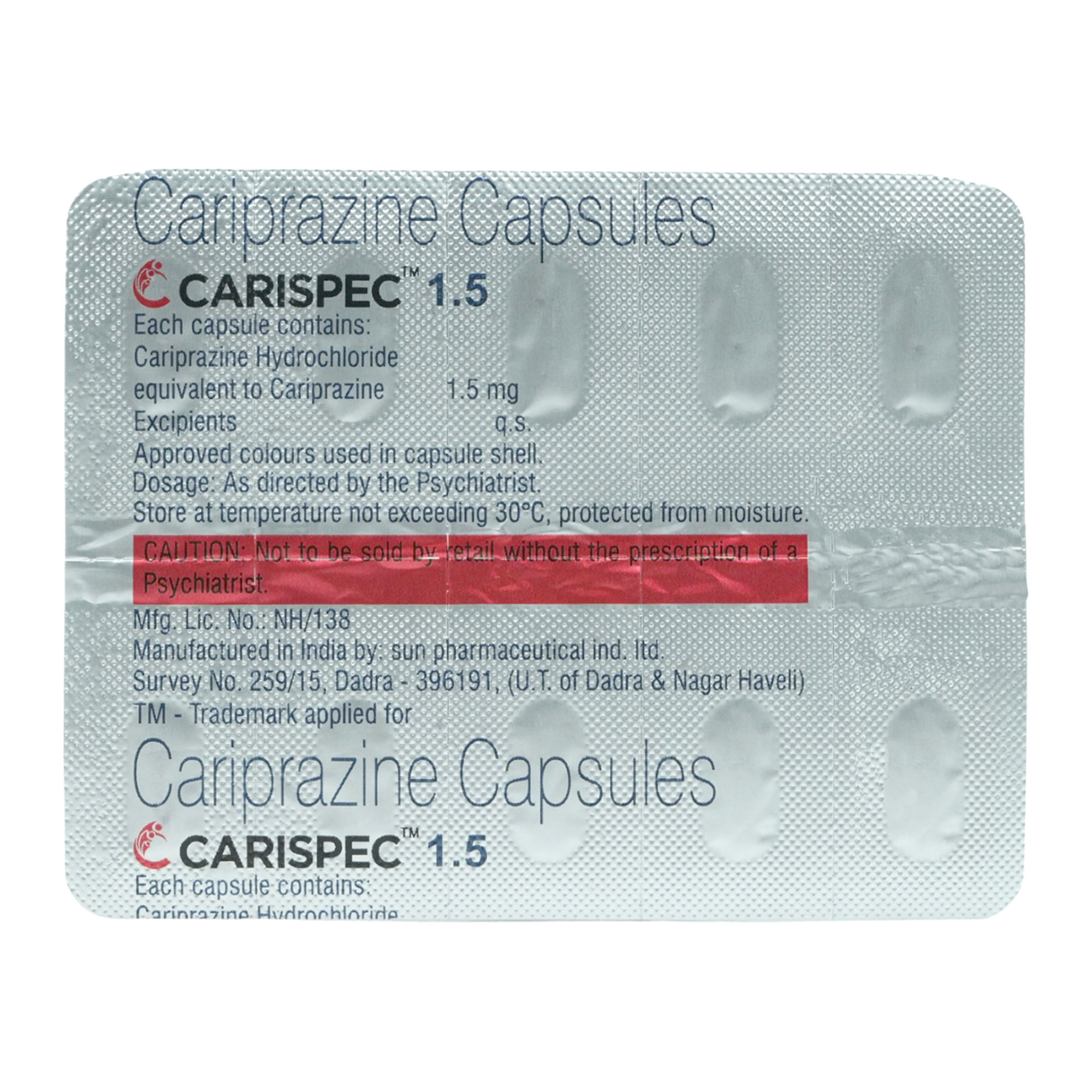Buy Carispec 1.5 Capsule 10's Online