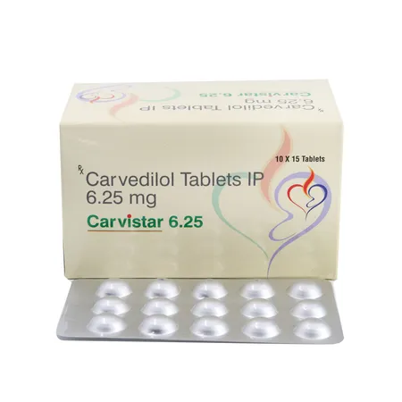 Carvistar 6.25 Tablet 15's