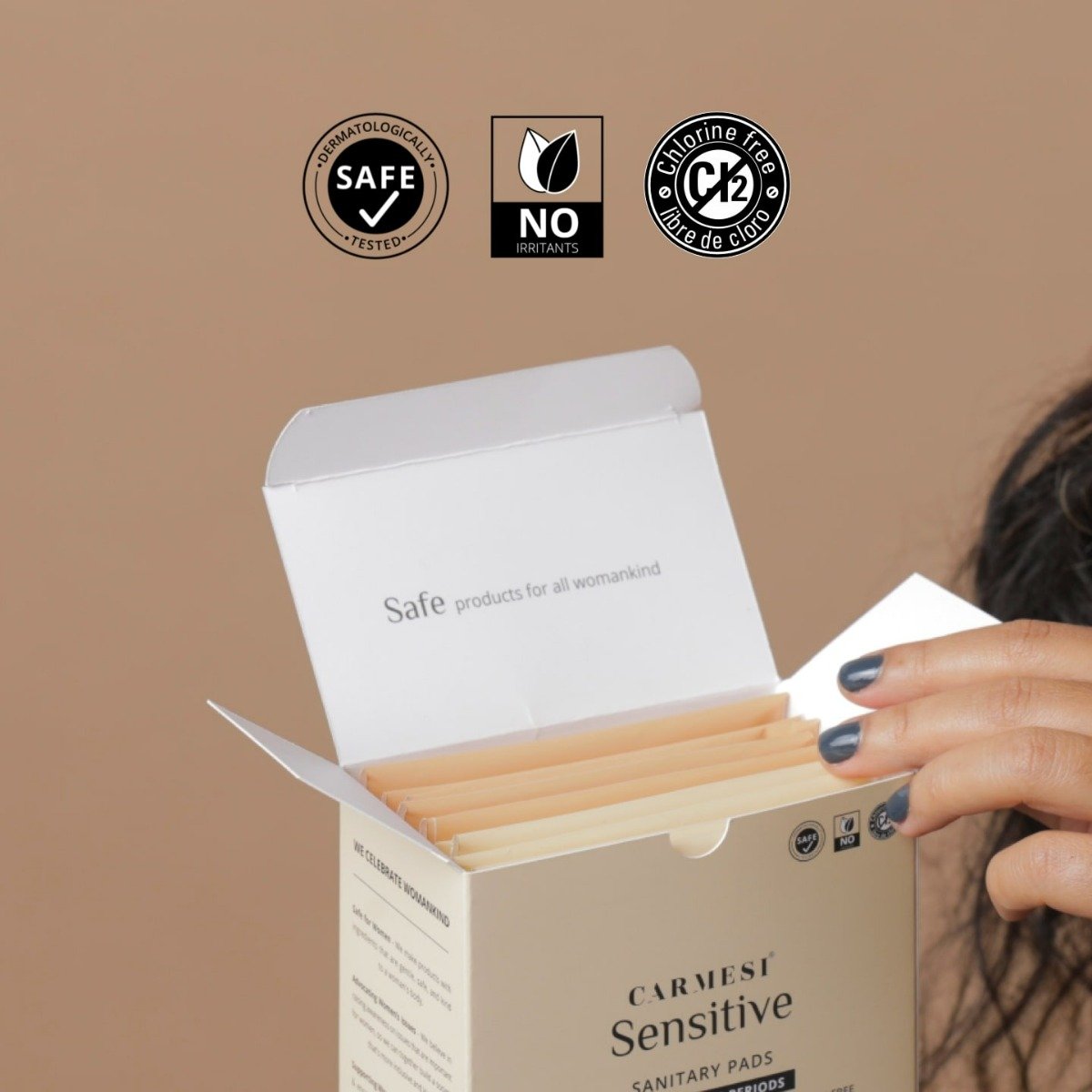 Carmesi Sensitive Sanitary Pads Large, 30 Count, Pack of 1 Carmesi Sensitive Sanitary Pads Large, 30 Count, Pack of 1