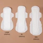 Carmesi Sensitive Sanitary Pads Large 5 + XL 5, 10 Count, Pack of 1