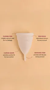Carmesi Menstrual Cup Medium, 1 Count, Pack of 1