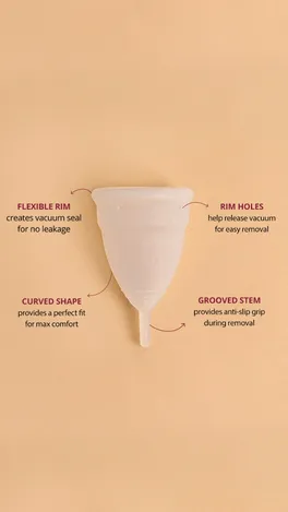 Carmesi Menstrual Cup Medium, 1 Count, Pack of 1