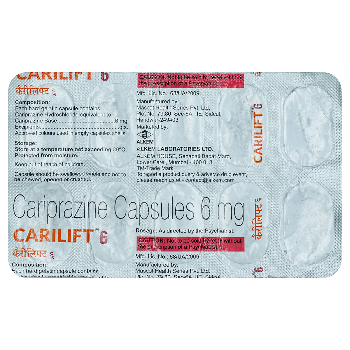 Buy Carilift 6 Capsule 10's Online