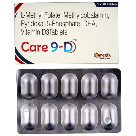 Care 9-D Tablet 10's