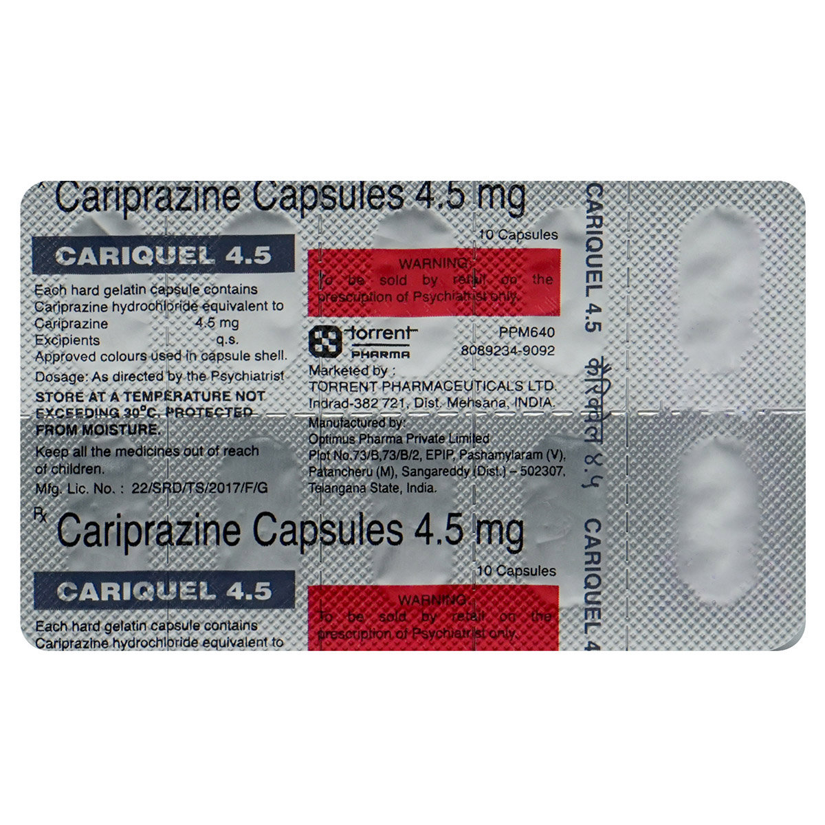 Buy Cariquel 4.5 Capsule 10's Online