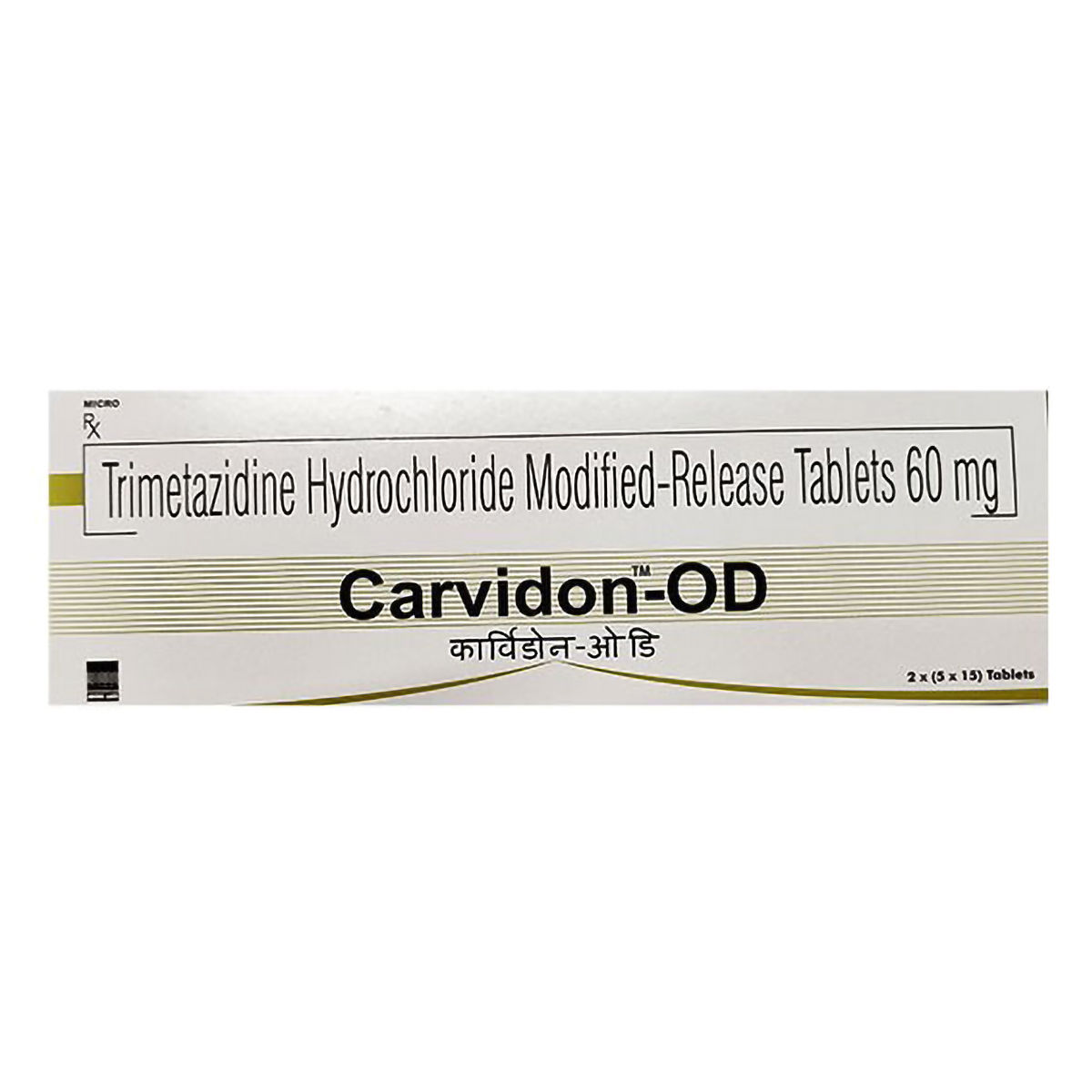 Carvidon-OD 60 Tablet 15's, Pack of 15 TabletS Carvidon-OD 60 Tablet 15's, Pack of 15 TabletS