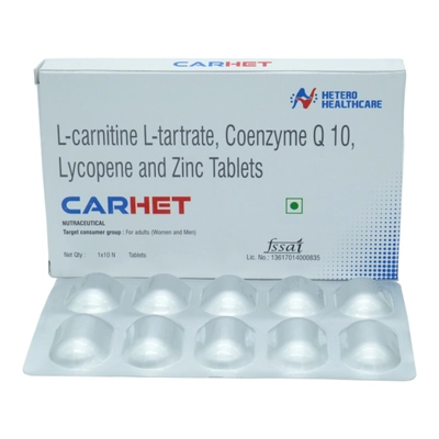 Carhet Tablet 10's, Pack of 10 TabletS